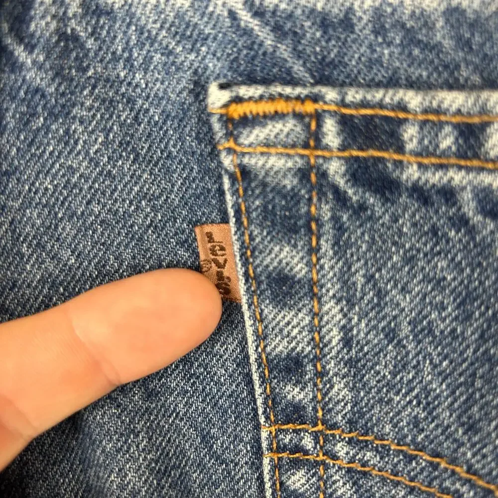 Levi's 545 Low Boot Cut Blue Denim Jeans Vintage 90s 1997 Men's Size 36x36